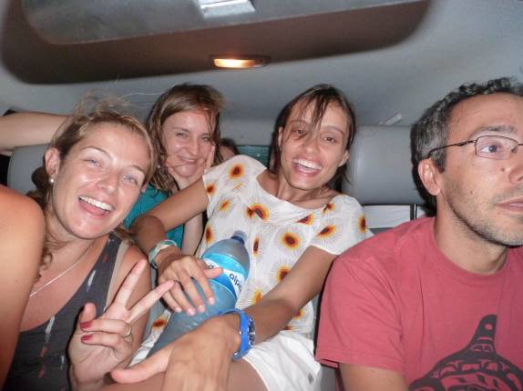 Parte da lotação de 9 pessoas na Fiona, em San Juan del Sur, na Nicarágua